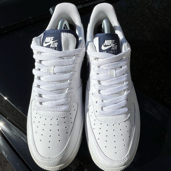 Nike Air Force 1 Low White Midnight Navy (2020) - Picture 7 of 8